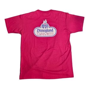 Vintage Disneyland GAMES Shirt 35 Years Pink‎ Gaming Adult XL T-Shirt RARE 1990